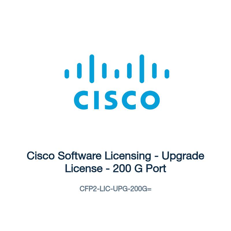 CFP2-LIC-UPG-200G=: Cisco Software Licensing