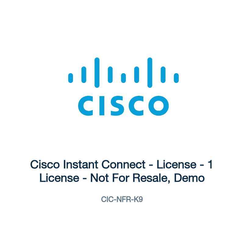 CIC-NFR-K9: Cisco Instant Connect