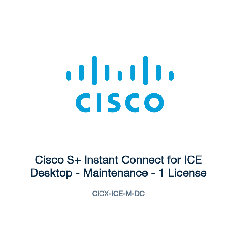 CICX-ICE-M-DC: Cisco S+ Instant Connect for ICE Desktop