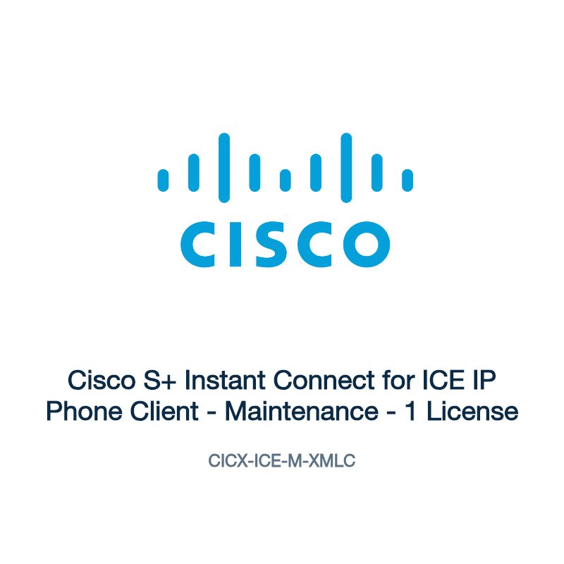 CICX-ICE-M-XMLC: Cisco S+ Instant Connect for ICE IP Phone Client