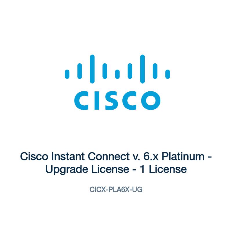 CICX-PLA6X-UG: Cisco Instant Connect v. 6.x Platinum