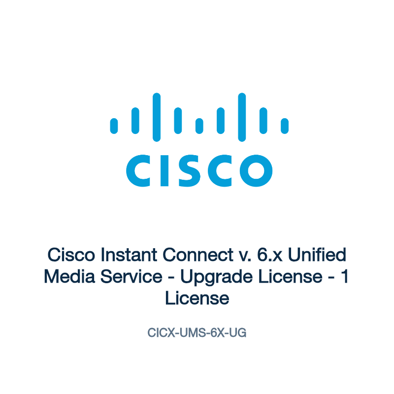 CICX-UMS-6X-UG: Cisco Instant Connect v. 6.x Unified Media Service