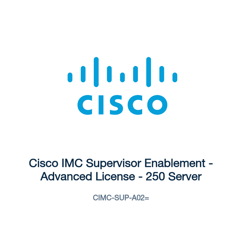CIMC-SUP-A02=: Cisco IMC Supervisor Enablement