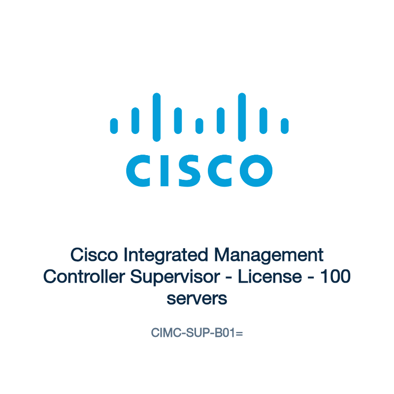 CIMC-SUP-B01=: Cisco Integrated Management Controller Supervisor