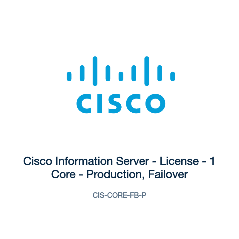 CIS-CORE-FB-P: Cisco Information Server