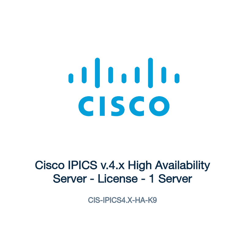 CIS-IPICS4.X-HA-K9: Cisco IPICS v.4.x High Availability Server