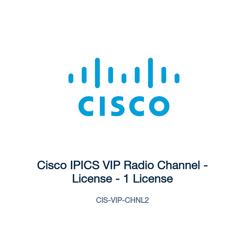CIS-VIP-CHNL2: Cisco IPICS VIP Radio Channel