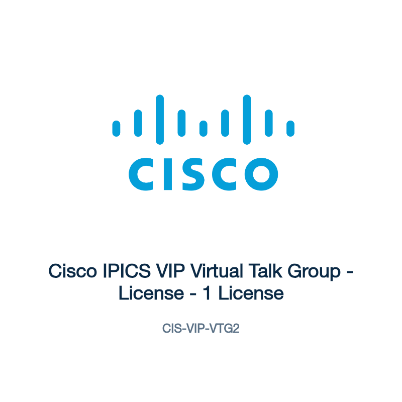CIS-VIP-VTG2: Cisco IPICS VIP Virtual Talk Group