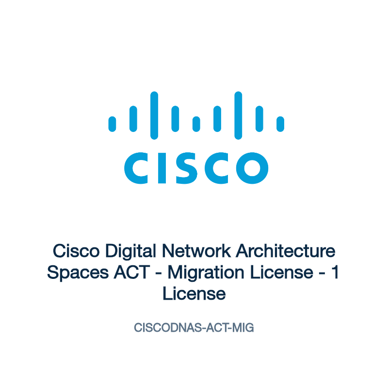 CISCODNAS-ACT-MIG: Cisco Digital Network Architecture Spaces ACT