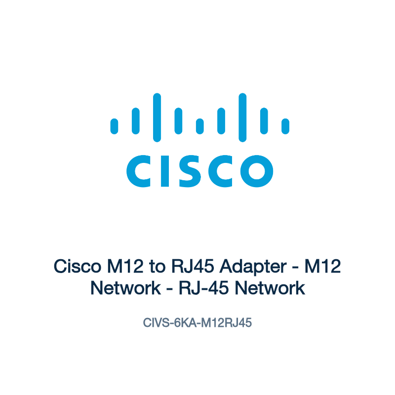 CIVS-6KA-M12RJ45: Cisco M12 to RJ45 Adapter