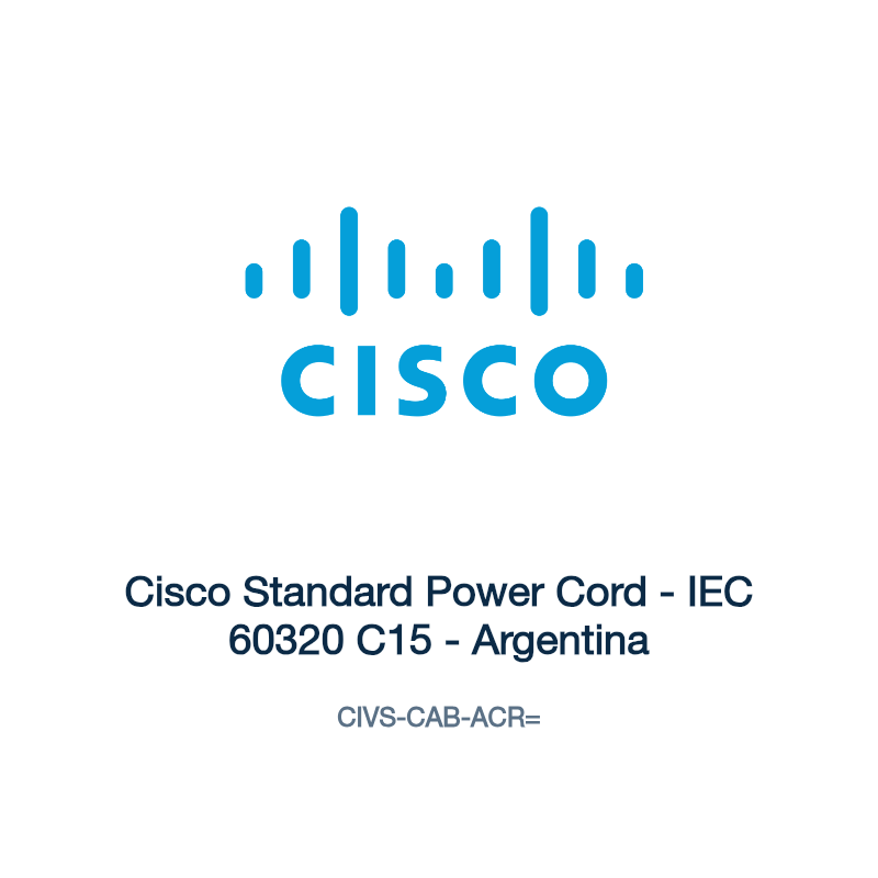 CIVS-CAB-ACR=: Cisco Standard Power Cord