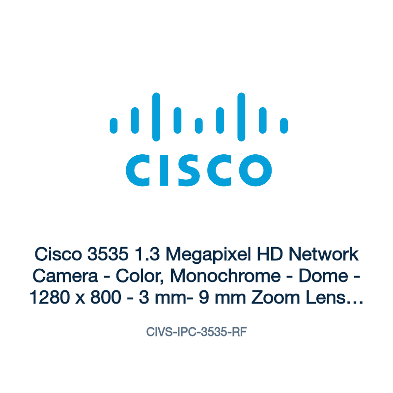 CIVS-IPC-3535-RF: Cisco 3535 1.3 Megapixel HD Network Camera