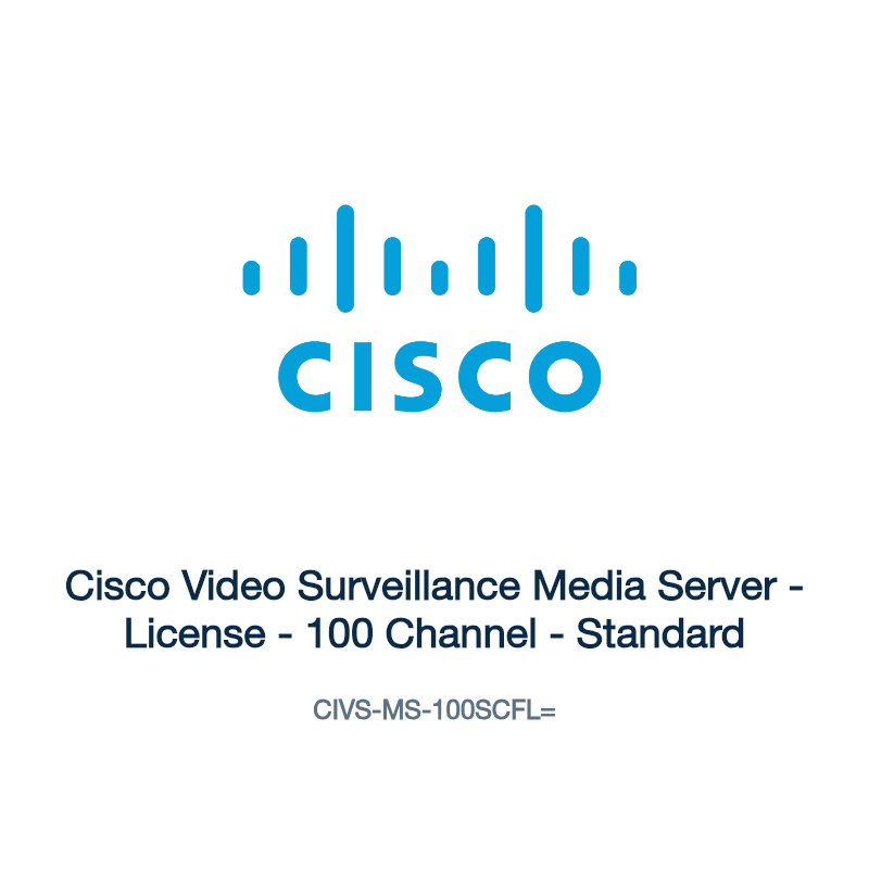 CIVS-MS-100SCFL=: Cisco Video Surveillance Media Server