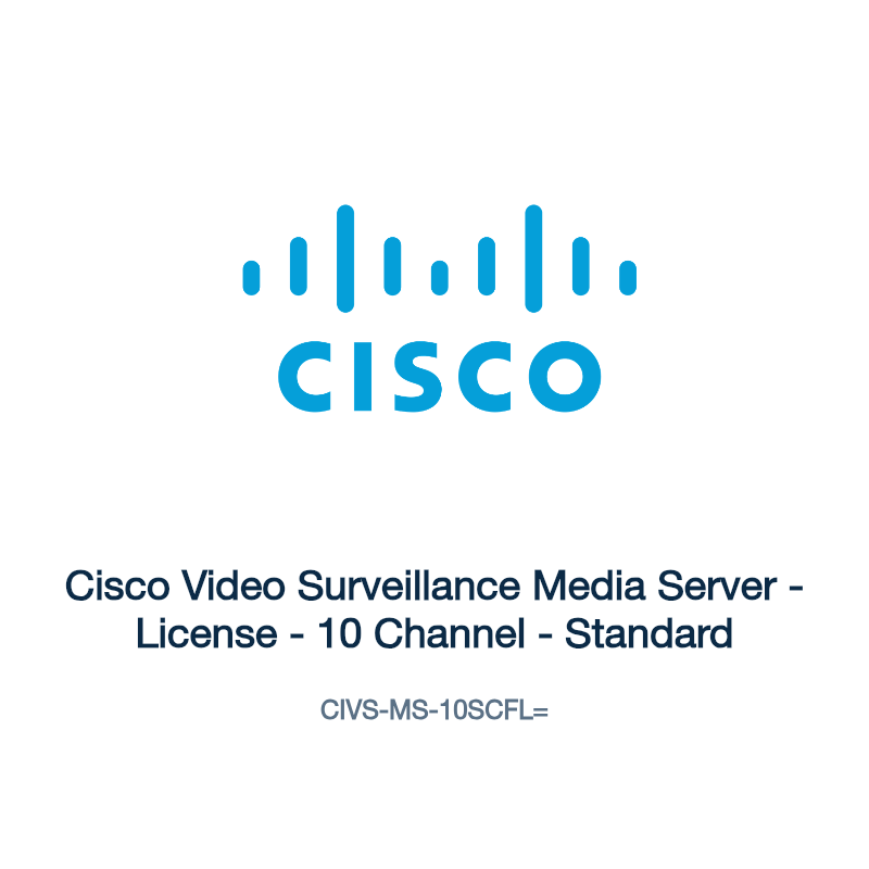 CIVS-MS-10SCFL=: Cisco Video Surveillance Media Server