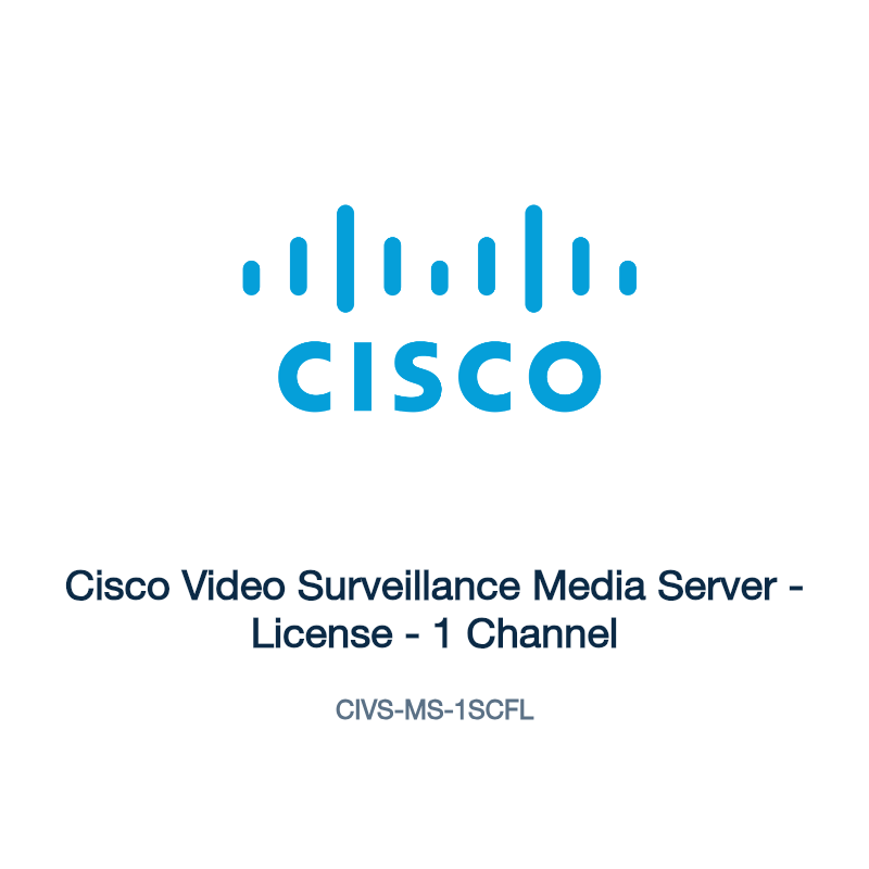 CIVS-MS-1SCFL: Cisco Video Surveillance Media Server