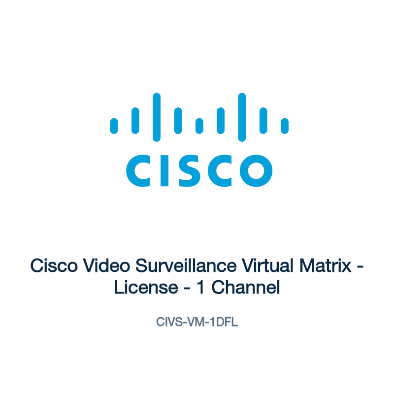 CIVS-VM-1DFL: Cisco Video Surveillance Virtual Matrix