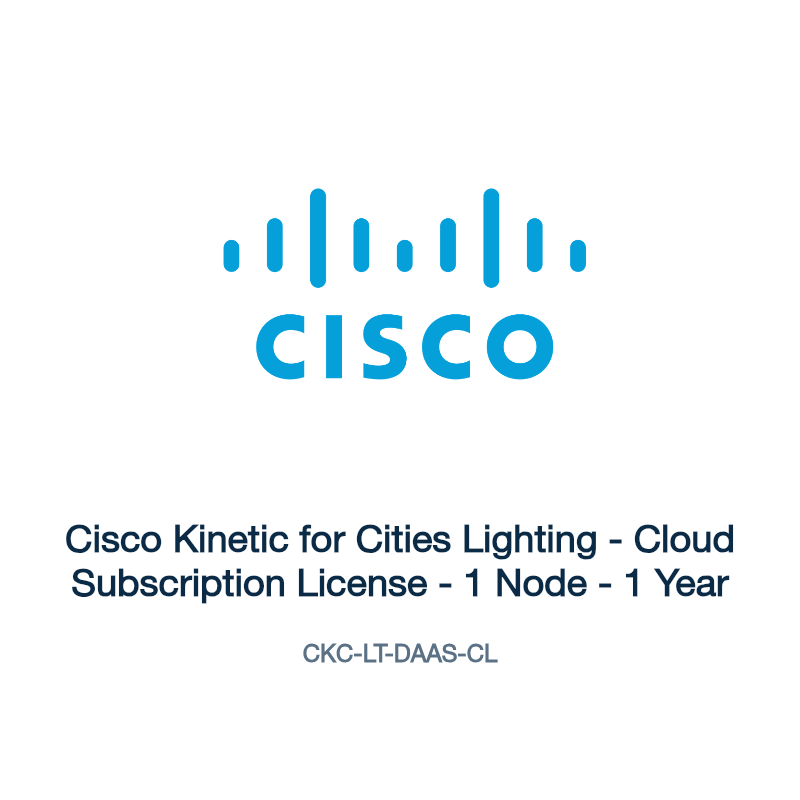 CKC-LT-DAAS-CL: Cisco Kinetic for Cities Lighting