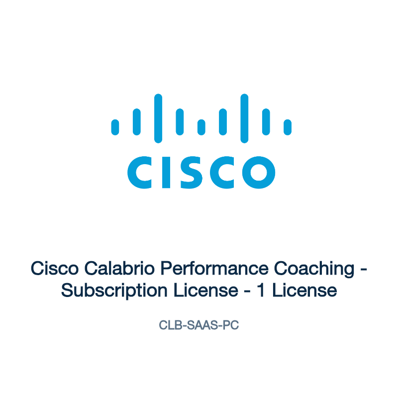 CLB-SAAS-PC: Cisco Calabrio Performance Coaching