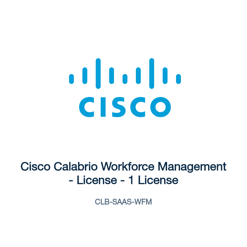 CLB-SAAS-WFM: Cisco Calabrio Workforce Management