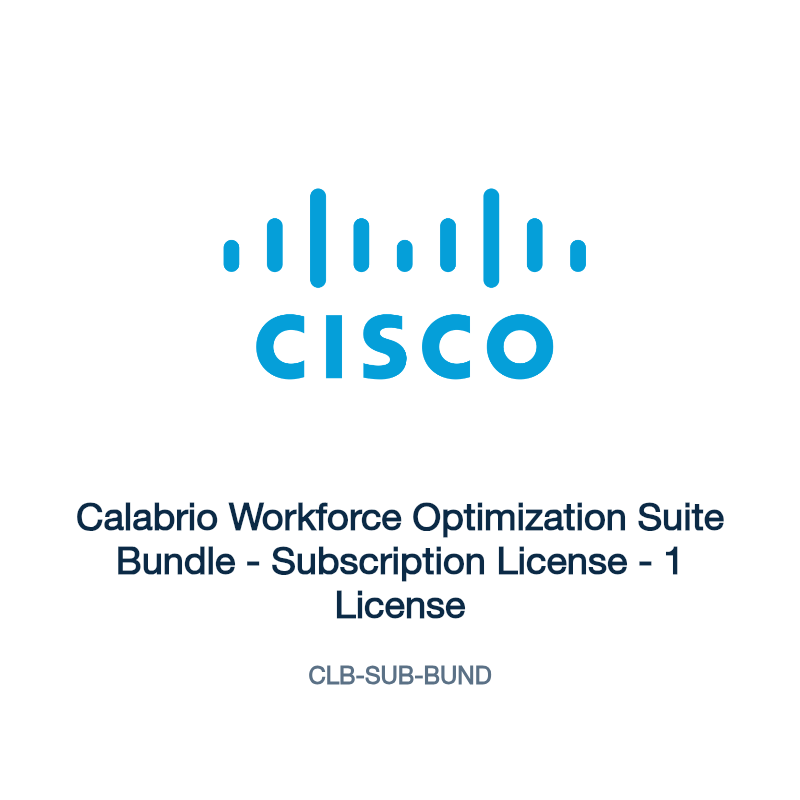 CLB-SUB-BUND: Calabrio Workforce Optimization Suite Bundle
