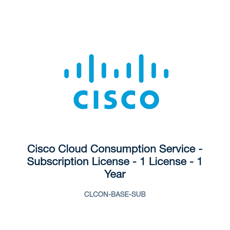 CLCON-BASE-SUB: Cisco Cloud Consumption Service