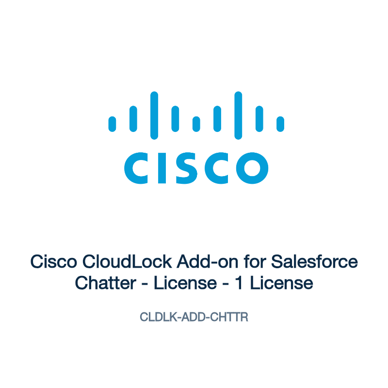 CLDLK-ADD-CHTTR: Cisco CloudLock Add-on for Salesforce Chatter