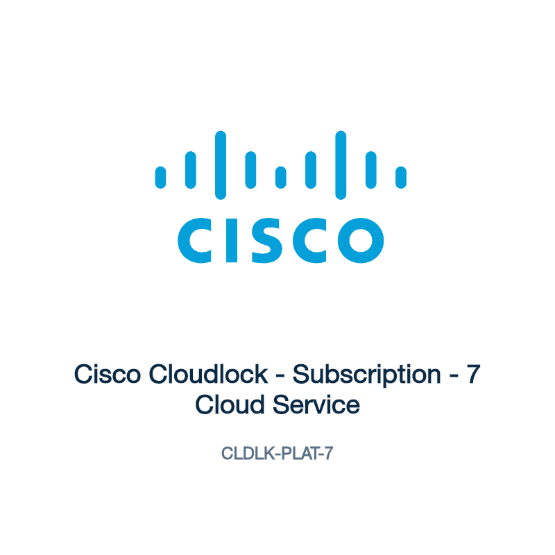 CLDLK-PLAT-7: Cisco Cloudlock - Subscription - 7 Cloud Service