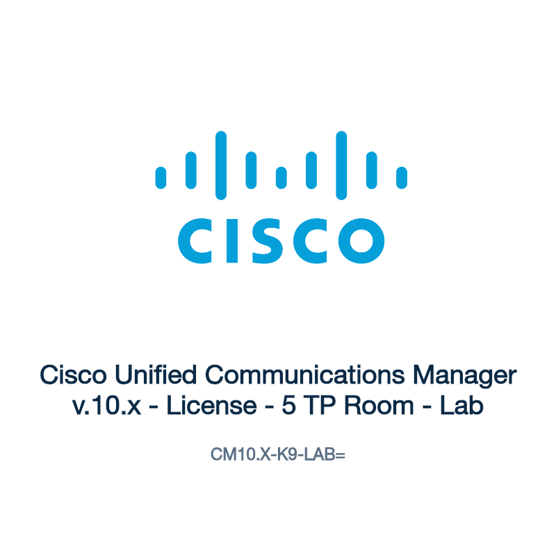 CM10.X-K9-LAB=: Cisco Unified Communications Manager v.10.x
