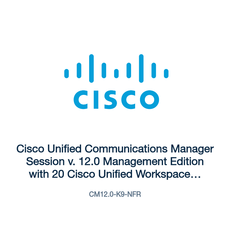 CM12.0-K9-NFR: Cisco Unified Communications Manager Session v. 12.0 Management