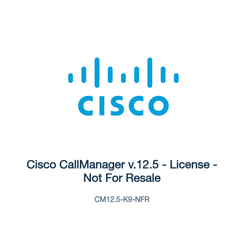 CM12.5-K9-NFR: Cisco CallManager v.12.5