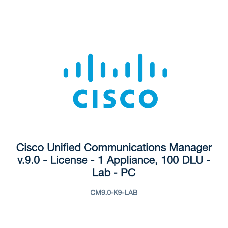 CM9.0-K9-LAB: Cisco Unified Communications Manager v.9.0