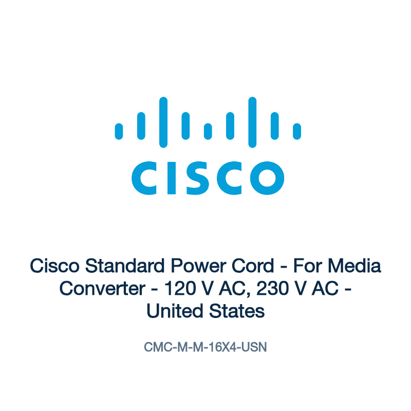 CMC-M-M-16X4-USN: Cisco Standard Power Cord