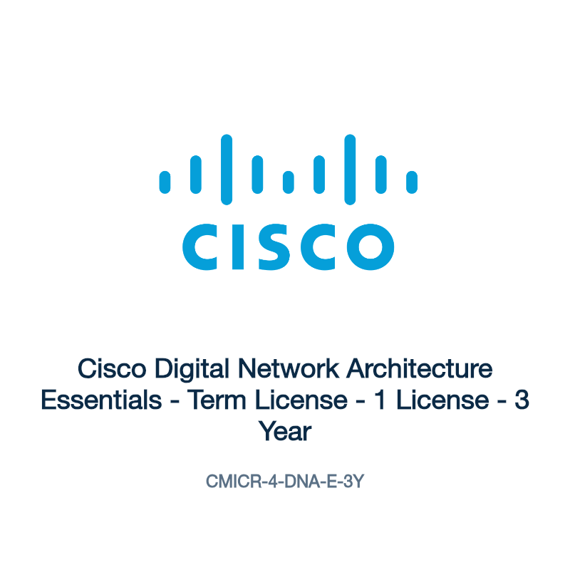CMICR-4-DNA-E-3Y: Cisco Digital Network Architecture Essentials