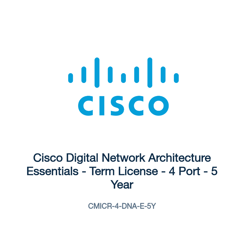 CMICR-4-DNA-E-5Y: Cisco Digital Network Architecture Essentials