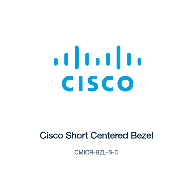CMICR-BZL-S-C: Cisco Short Centered Bezel