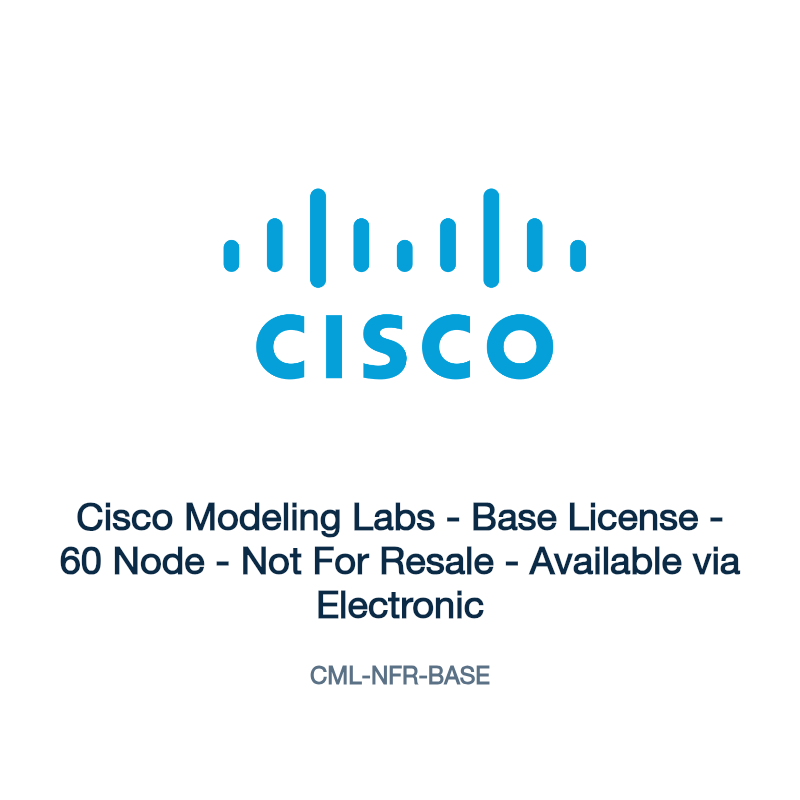CML-NFR-BASE: Cisco Modeling Labs