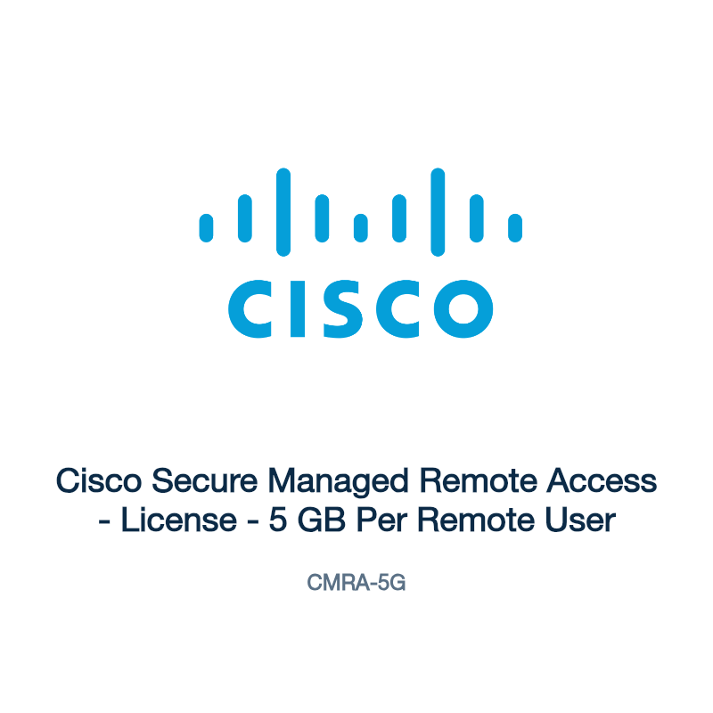 CMRA-5G: Cisco Secure Managed Remote Access