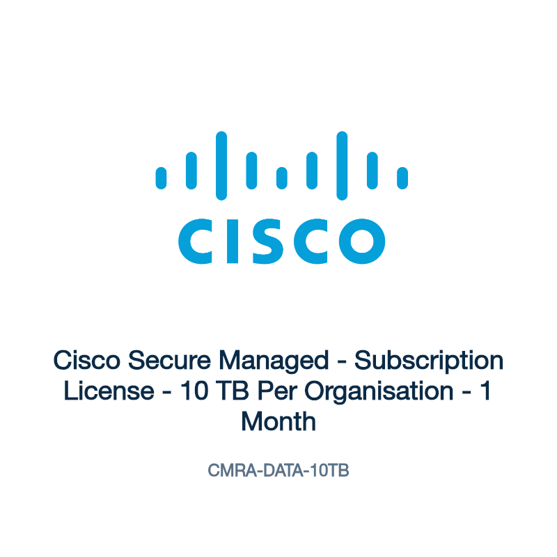 CMRA-DATA-10TB: Cisco Secure Managed