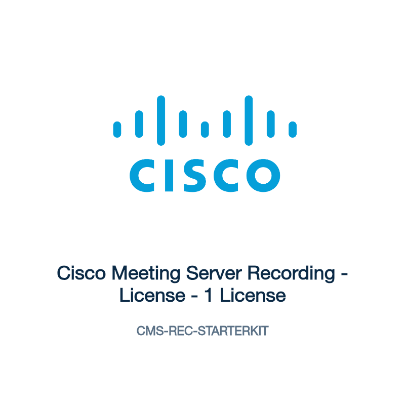 CMS-REC-STARTERKIT: Cisco Meeting Server Recording