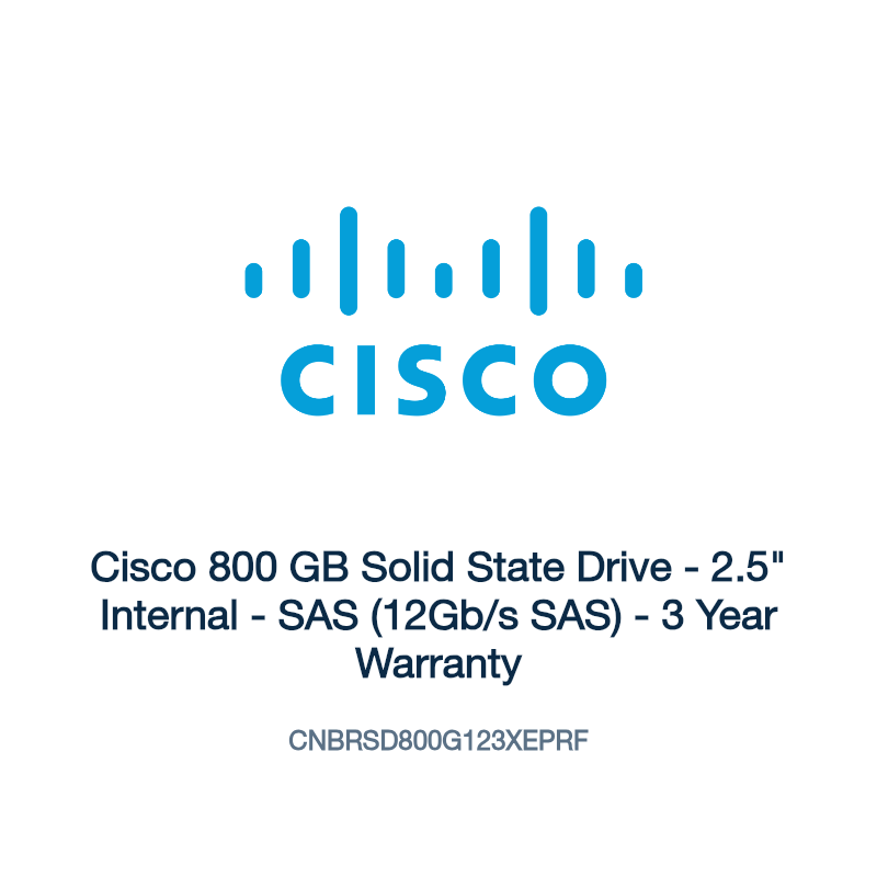 CNBRSD800G123XEPRF: Cisco 800 GB Solid State Drive