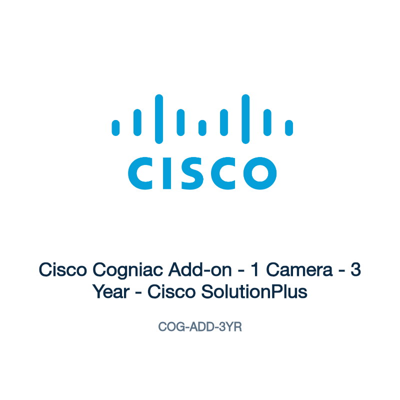 COG-ADD-3YR: Cisco Cogniac Add-on