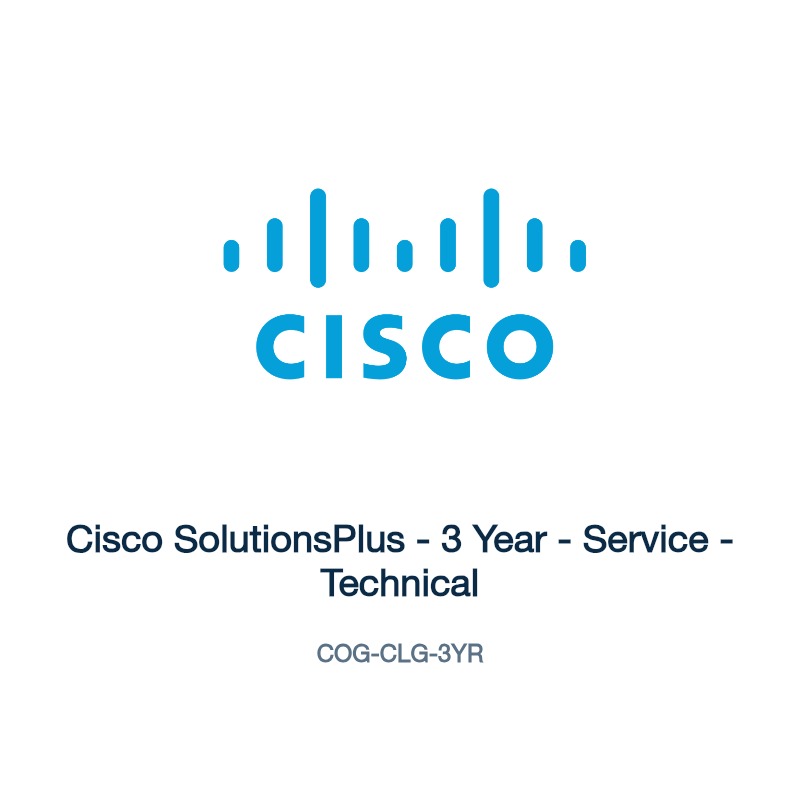 COG-CLG-3YR: Cisco SolutionsPlus
