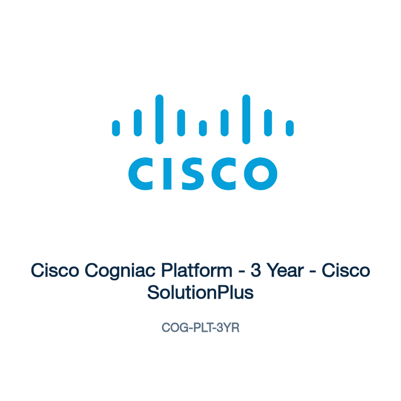 COG-PLT-3YR: Cisco Cogniac Platform
