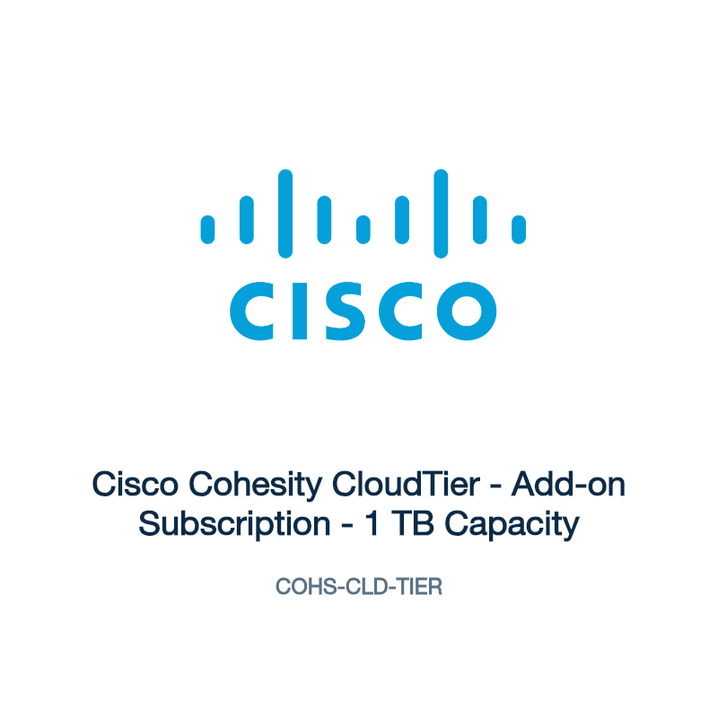 COHS-CLD-TIER: Cisco Cohesity CloudTier