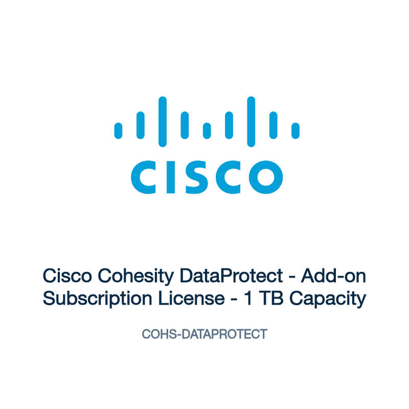 COHS-DATAPROTECT: Cisco Cohesity DataProtect