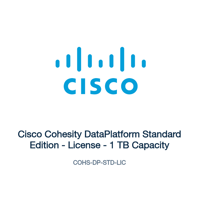 COHS-DP-STD-LIC: Cisco Cohesity DataPlatform Standard Edition