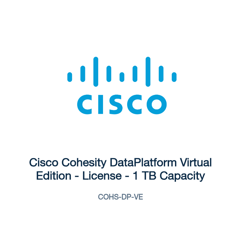 COHS-DP-VE: Cisco Cohesity DataPlatform Virtual Edition