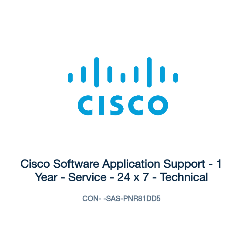 CON- -SAS-PNR81DD5: Cisco Software Application Support