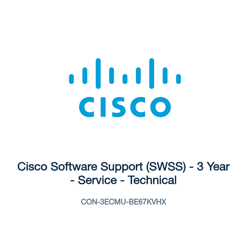 CON-3ECMU-BE67KVHX: Cisco Software Support (SWSS)