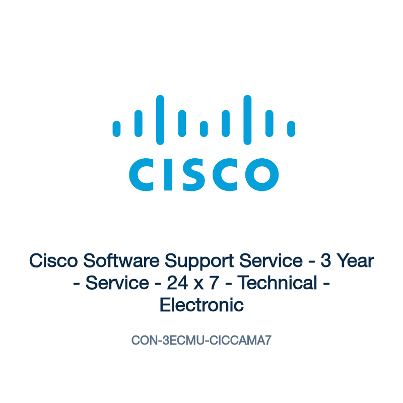 CON-3ECMU-CICCAMA7: Cisco Software Support Service